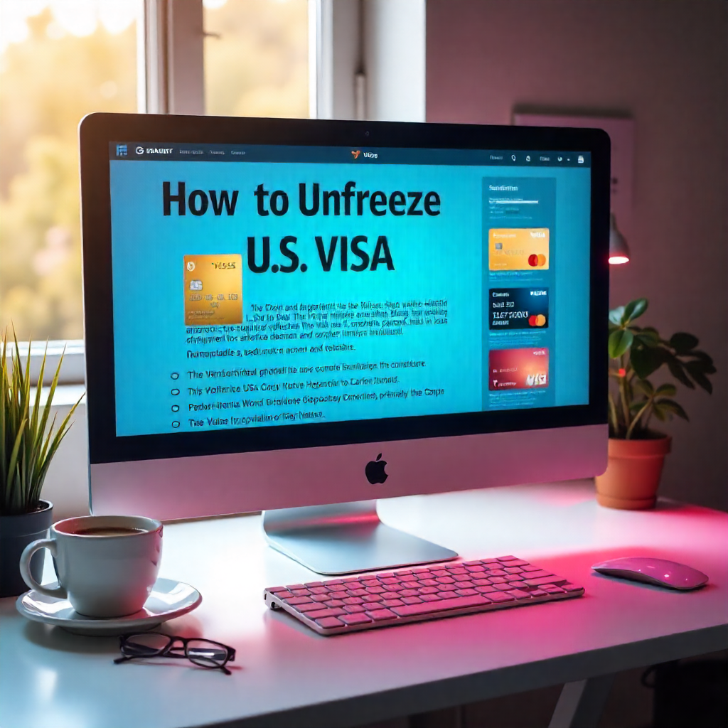 How to Unfreeze U.S. Visa Account